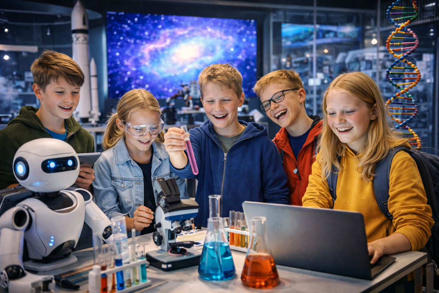 Wissenschaft erleben – Zukunft gestalten: Klassenfahrten mit Technologie-Fokus